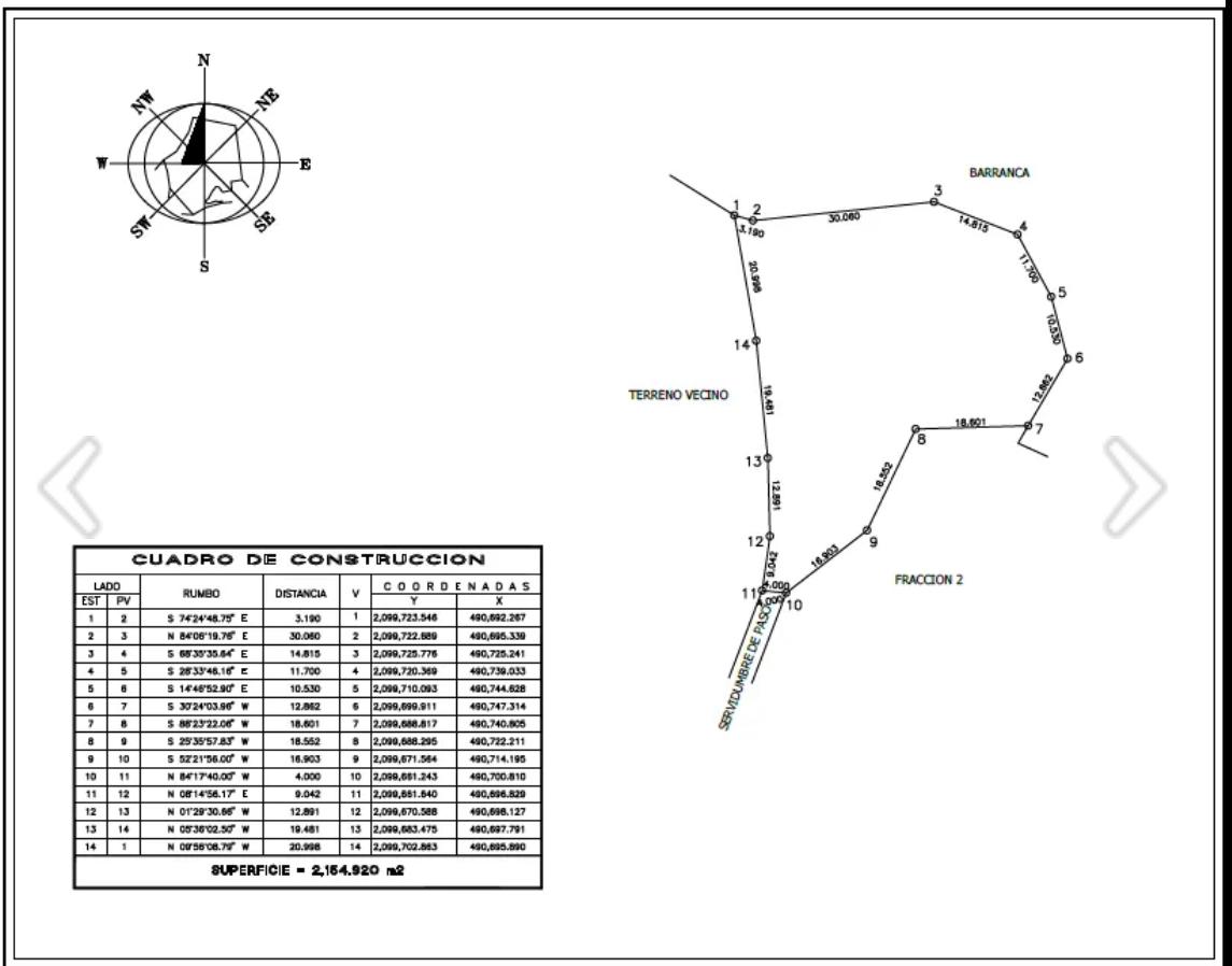 Land lot of 2,191.925 m² in the Valle de Atongo