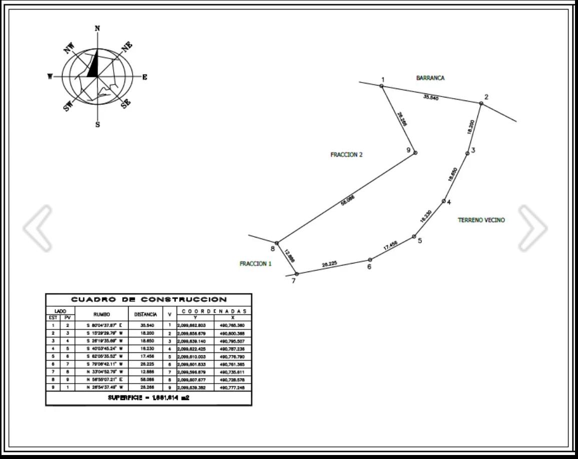 Land Lot of 1802.22 m2 in Valle de Atongo